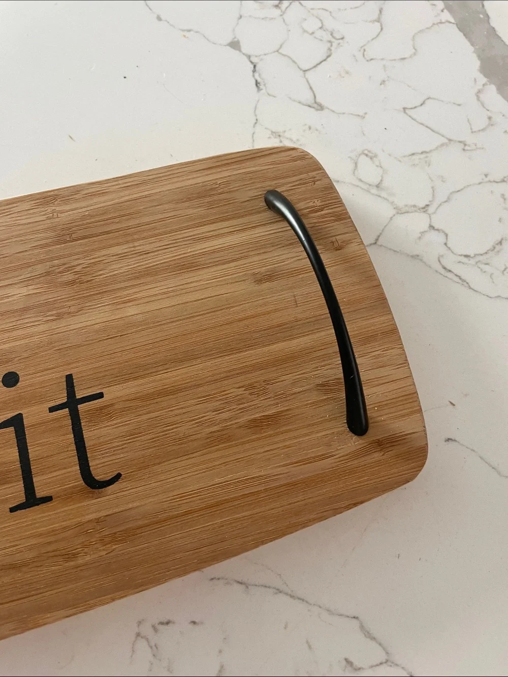 Bon Appétit Bamboo Serving Tray with Handles